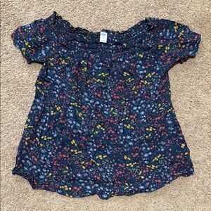 Old Navy Floral Off-Shoulder Top
